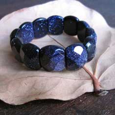 Faceted Bluestone Bracelet