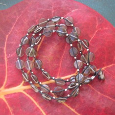 Smoky Quartz Wrap Bracelet