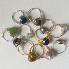 wire wrapped rings