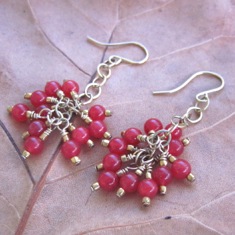 Red Berry Earrings